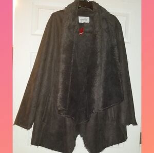 Avenue Faux Suede Jacket 30/32